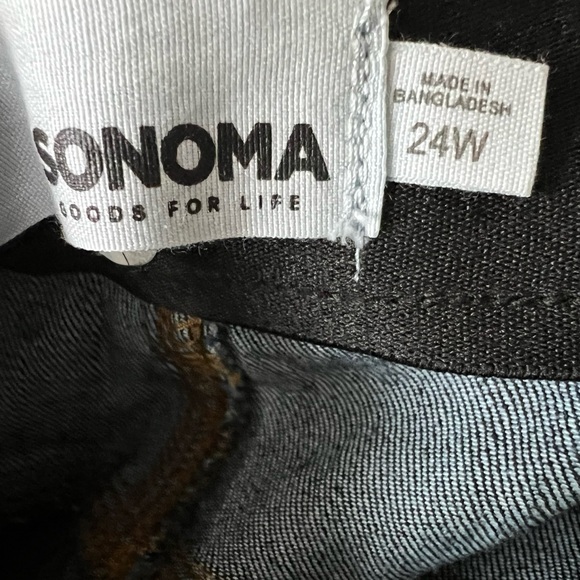 🆕Size: 24W Bootcut Premium Comfort Sonoma Jeans Fitted thru Hip & Thigh - Picture 5 of 8